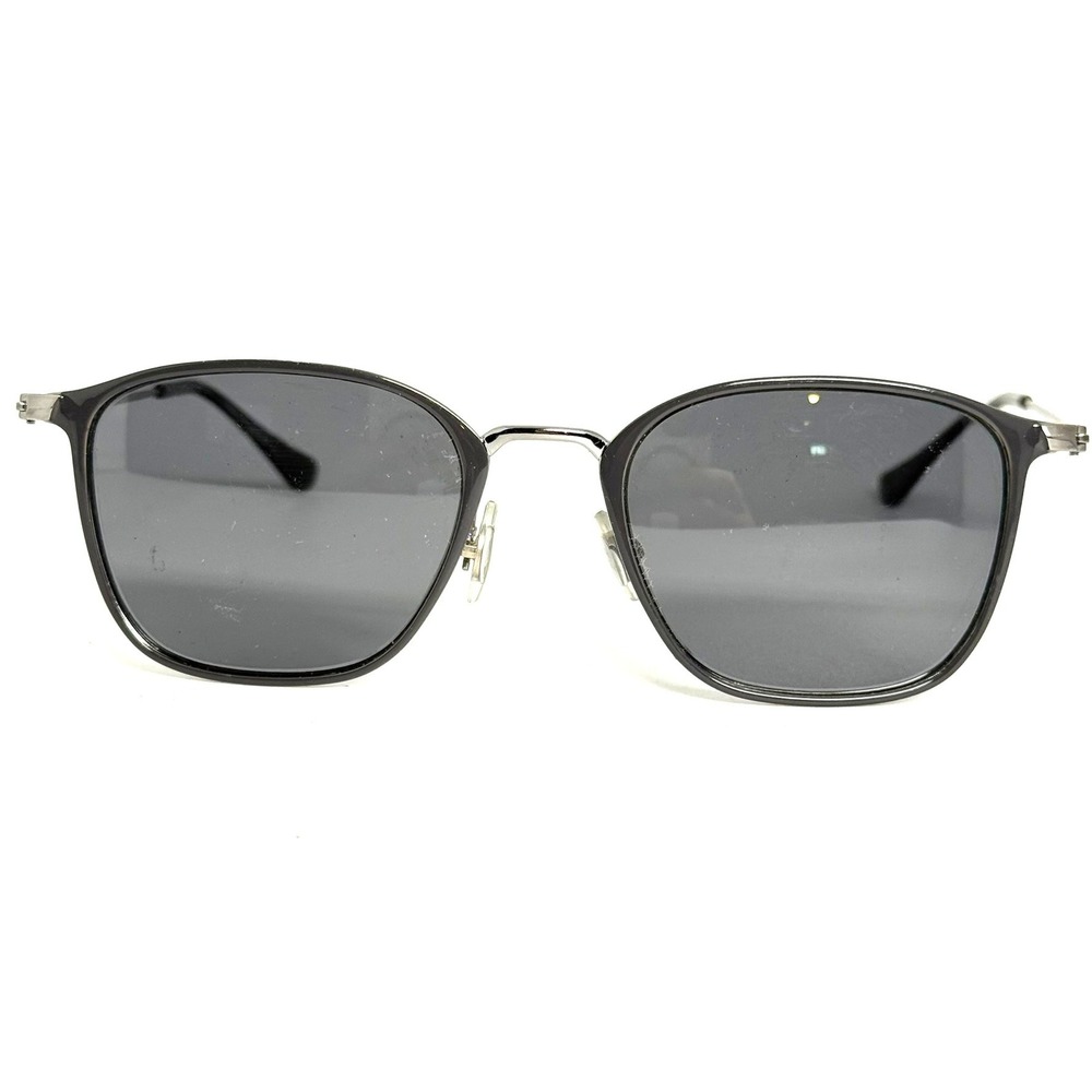 Ray-Ban RB 6466 3102‎ Gunmetal Black Square Metal Eyeglasses 49-19-140